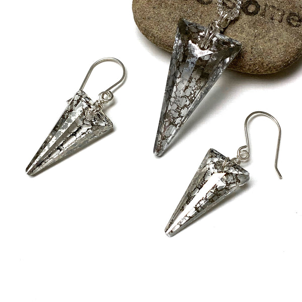 SPIKE NECKLACE EARRINGS - BECOMING WHOLE TALISMAN